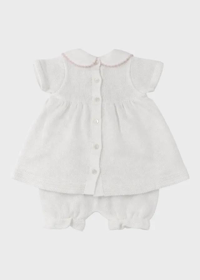 Completo nascita Neonata Bianco ROSELLINE 463 by BABY LORD