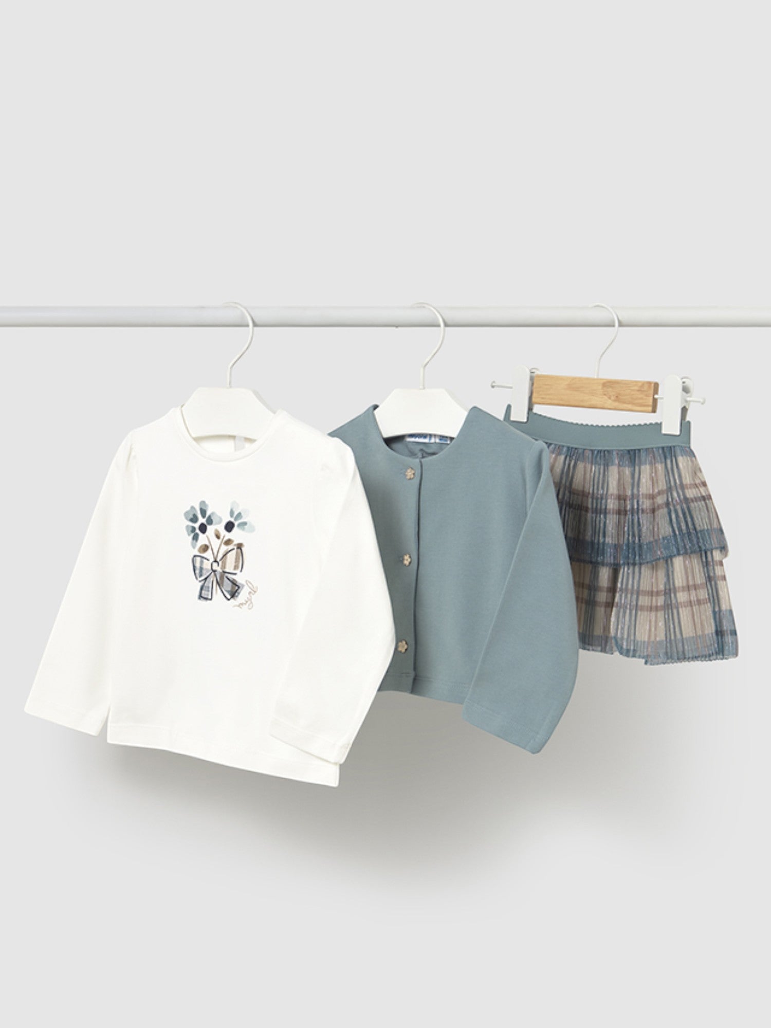 Completo gonna 3 pezzi Bimba CIELO 2922/10 -  NANU' BABY