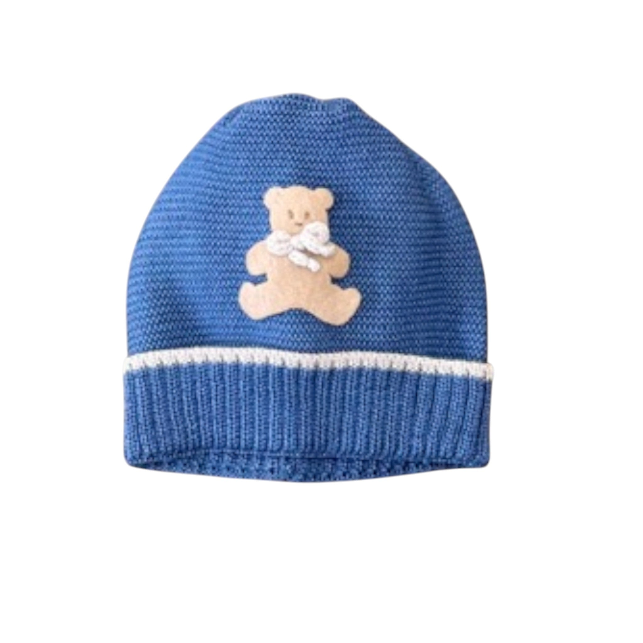 Cuffia Orsetto Neonato Blu ORSETTO 603