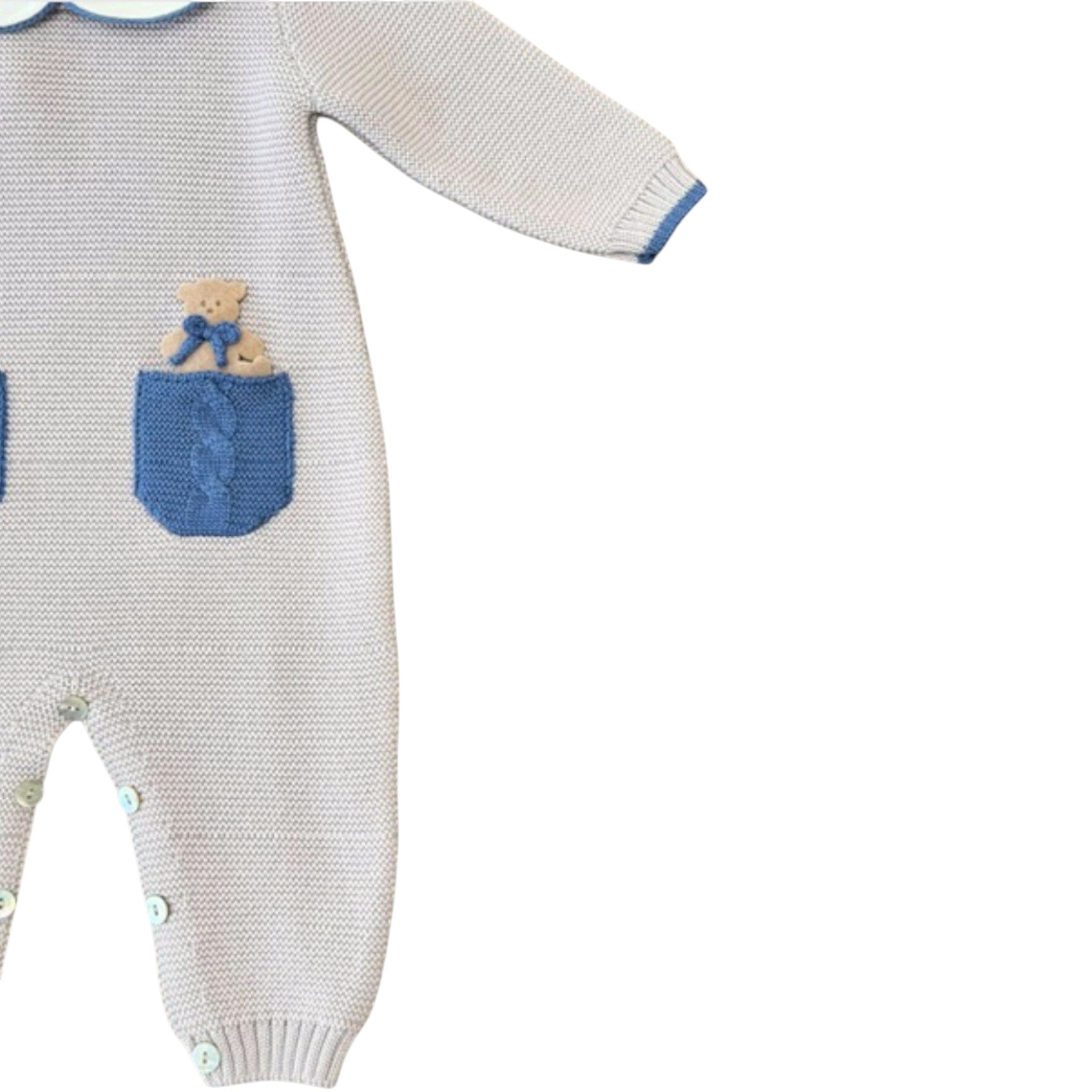 Tutina Orsetto Neonato Blu ORSETTO 343