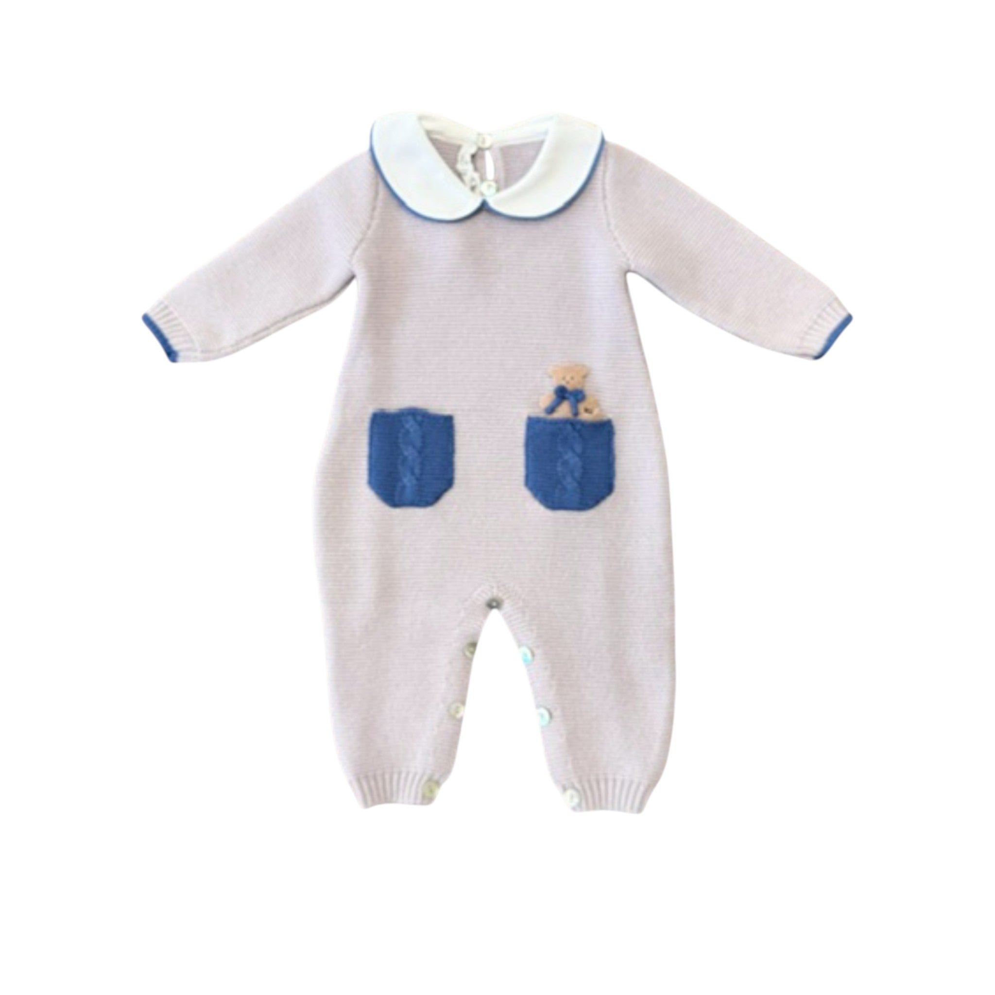 Tutina Orsetto Neonato Blu ORSETTO 343