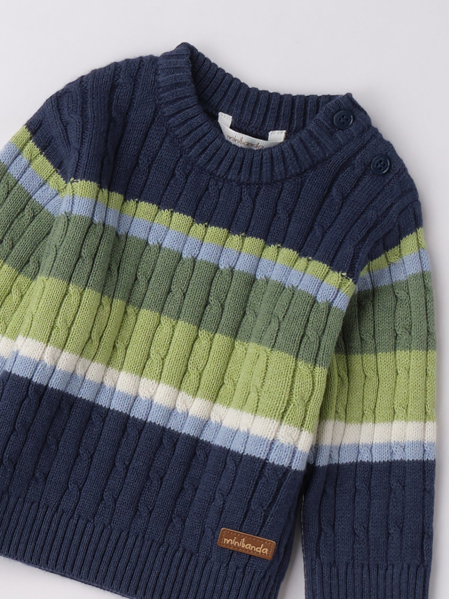 Maglia Chiusa Bimbo Blu 3F655/3656 -  NANU' BABY