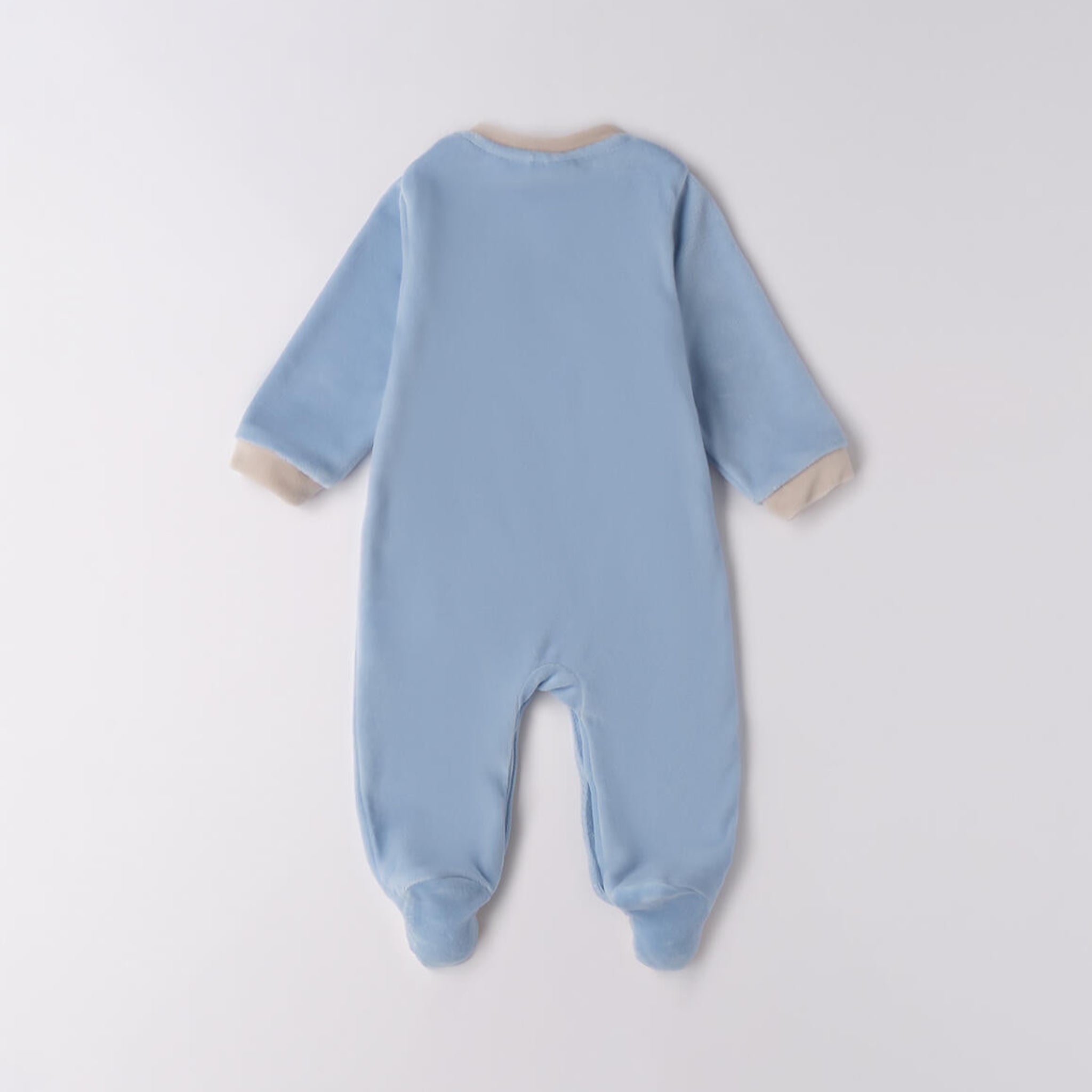 Tutina Ciniglia Con Piede Neonato Blu 3F650/3964
