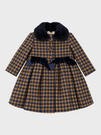 Cappotto Bimba Blu GG41I