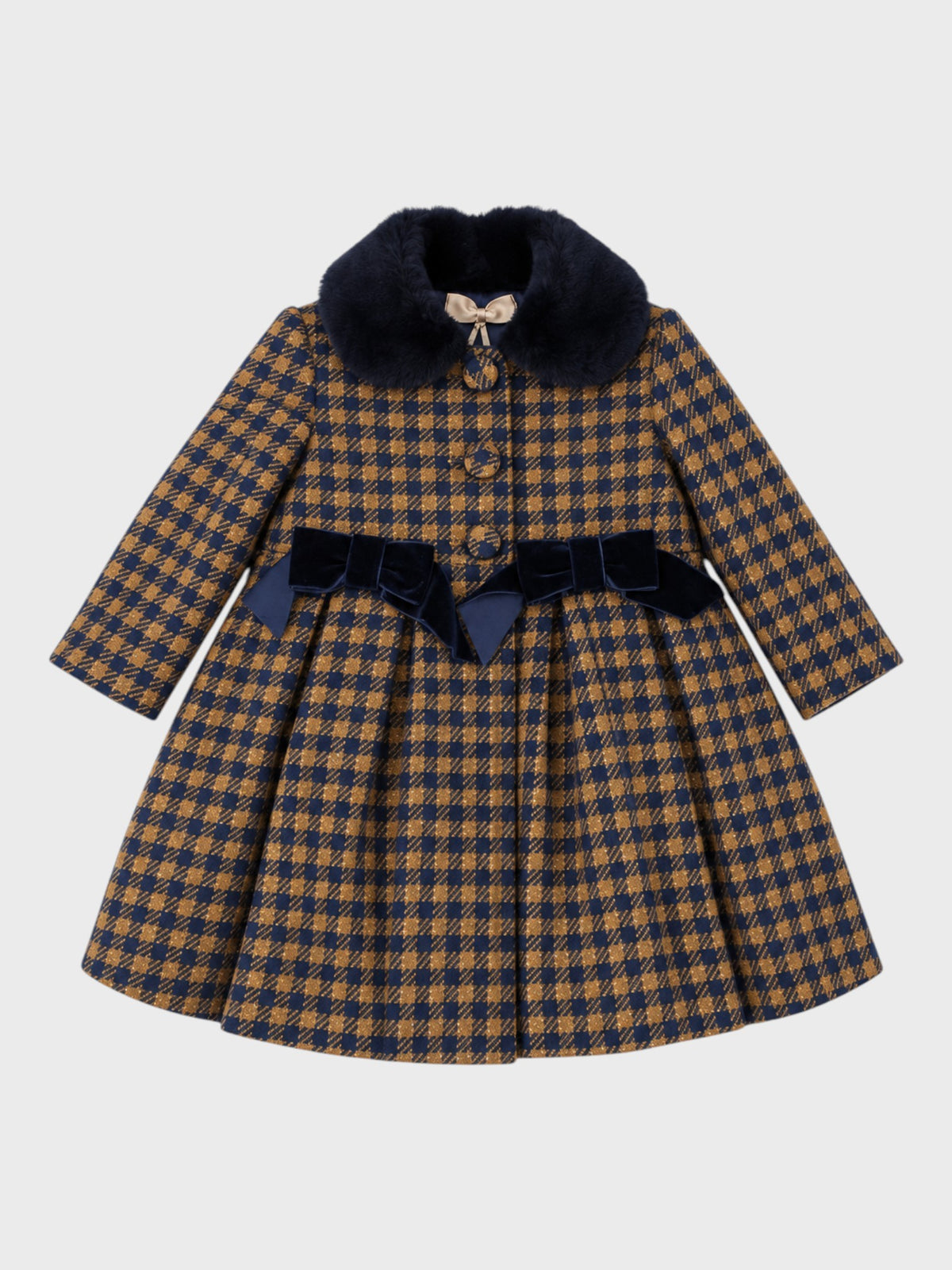 Cappotto Bimba Blu GG41I