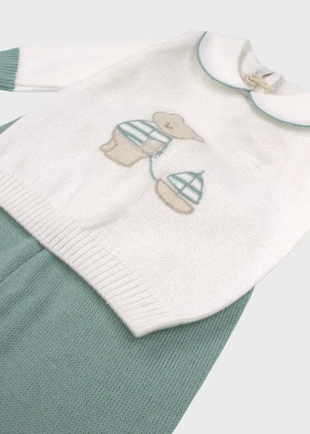 Completo nascita Neonato Verde ORSETTO/576-V by BABY LORD