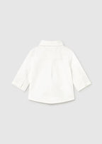 Camicia Bimbo Ecru 2196/20 by MAYORAL
