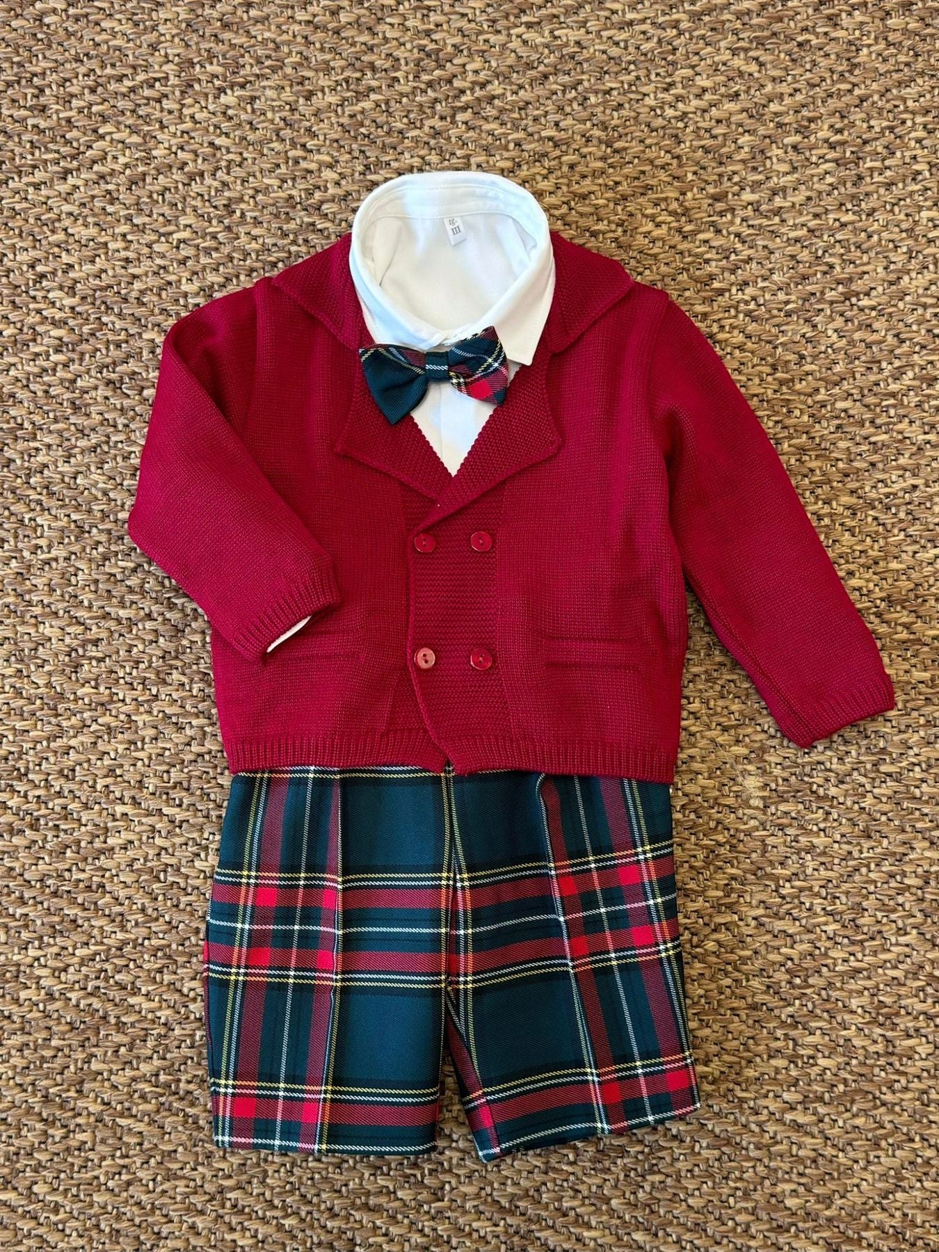 Completo Tartan rosso - IK21560