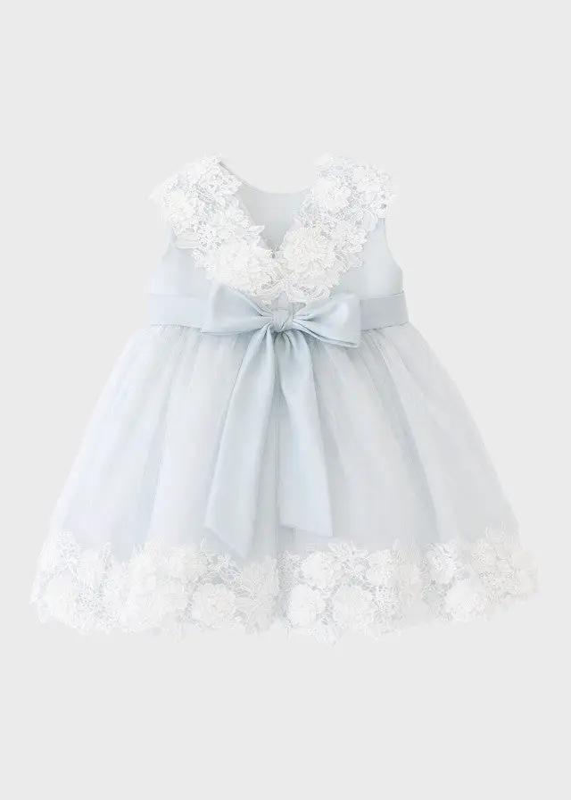 Abito Cerimonia Bimba Azzurro FB083/AP by FLO' SARTORIA ITALIANA