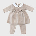 Completo nascita Neonata Beige ROUCHES 403 by BABY LORD
