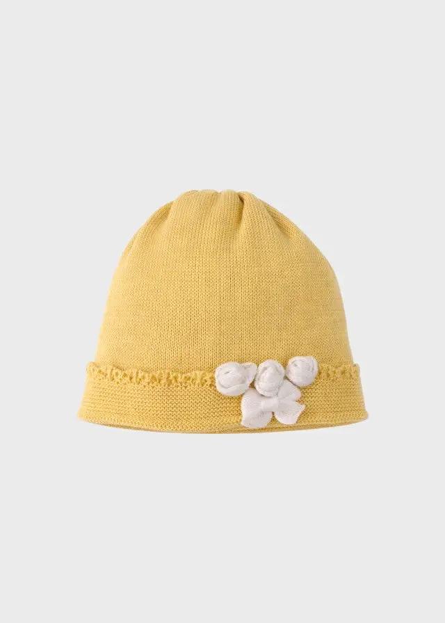 Cuffia Neonata Giallo 3430/681 by BABY LORD