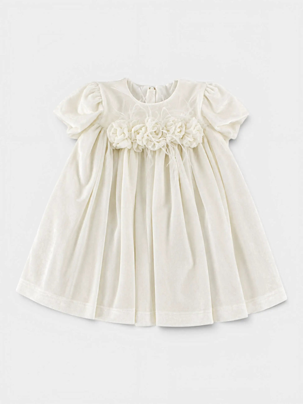 Abito Bimba Panna L/1323 by SARTORIA DEI PICCOLI