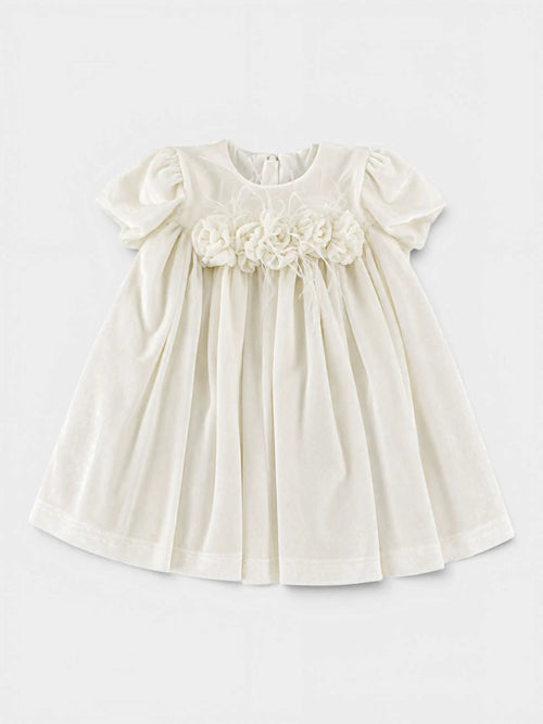 Abito Bimba Panna L/1323 by SARTORIA DEI PICCOLI