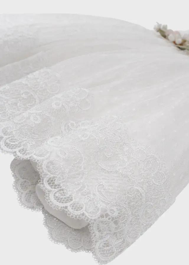 Abito Cerimonia Bimba Bianco FB082 by FLO' SARTORIA ITALIANA