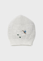 Cuffia Neonato Bianco MARIO/CU by PICCOLA GIUGGIOLA
