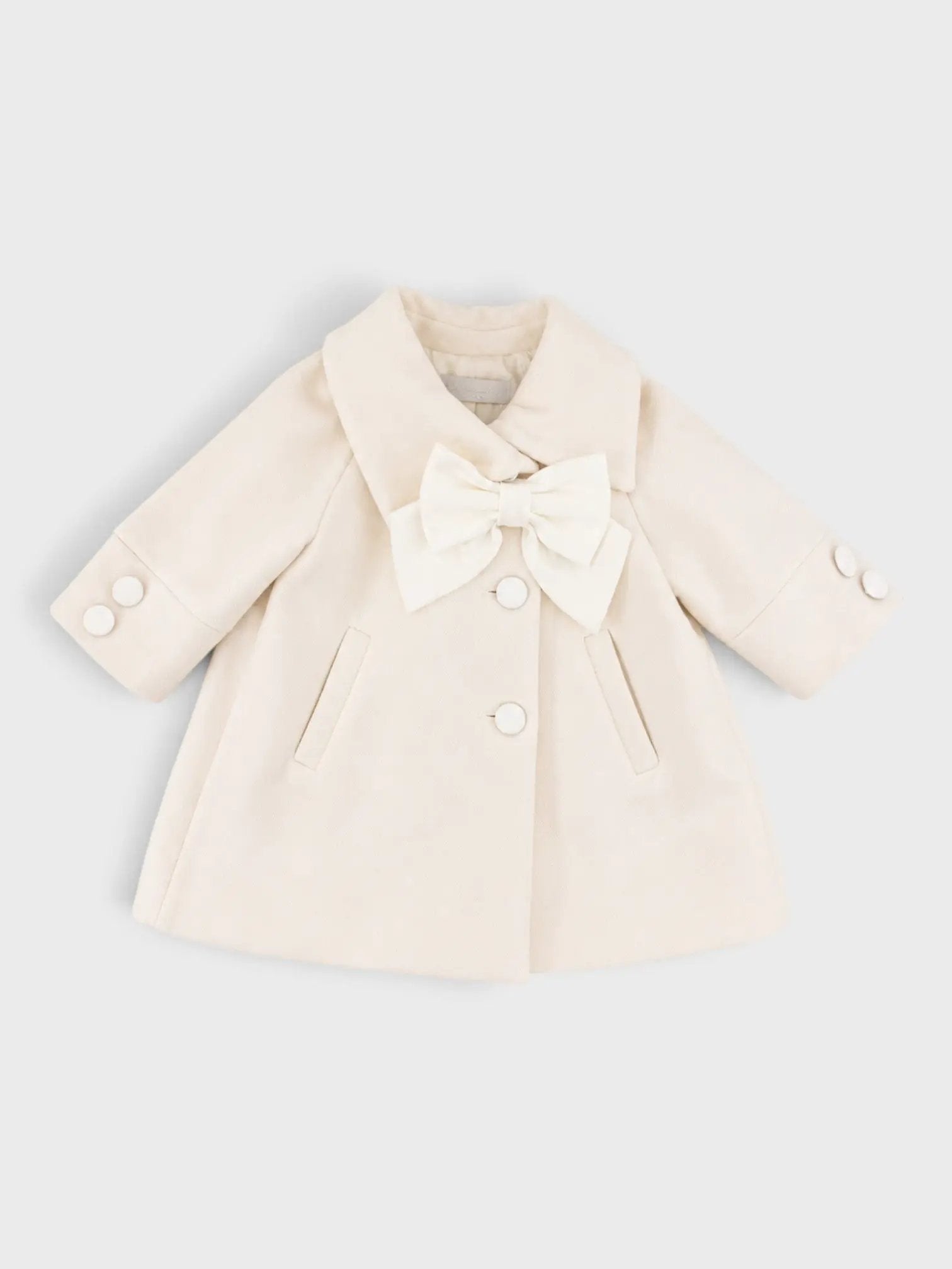 Cappotto Bimba Panna FN118844/5047 by COLORICHIARI