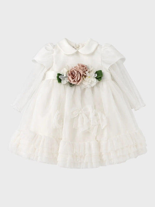 Abito Cerimonia Bimba Bianco FN108679/1898 by COLORICHIARI