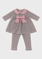Completo nascita Neonata Avorio FIOCCO 484 by BABY LORD