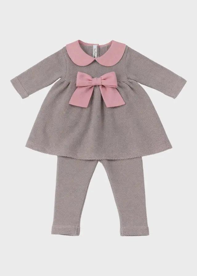Completo nascita Neonata Avorio FIOCCO 484 by BABY LORD