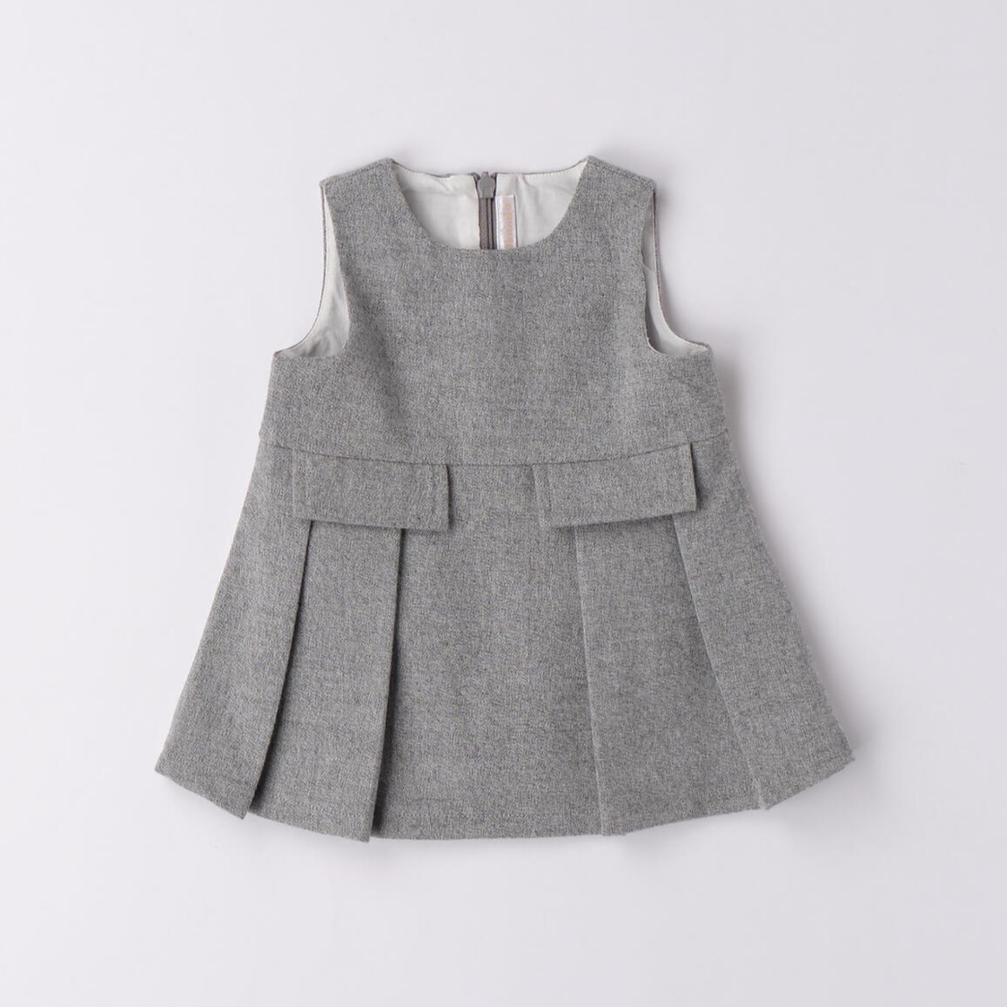 Abito Smanicato Twill Manopesca Bimba Grigio 3F728/8879