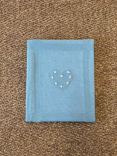 Coperta Love Flower Neonata VERDE LOVE FLOWER 143