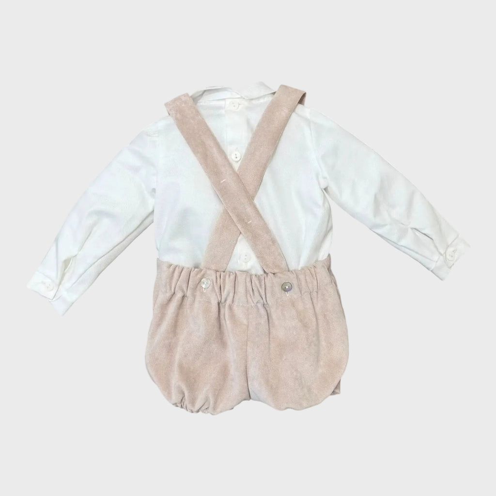 Completo Cerimonia Bimbo Beige 1/6417-B by PONTO POR PONTO