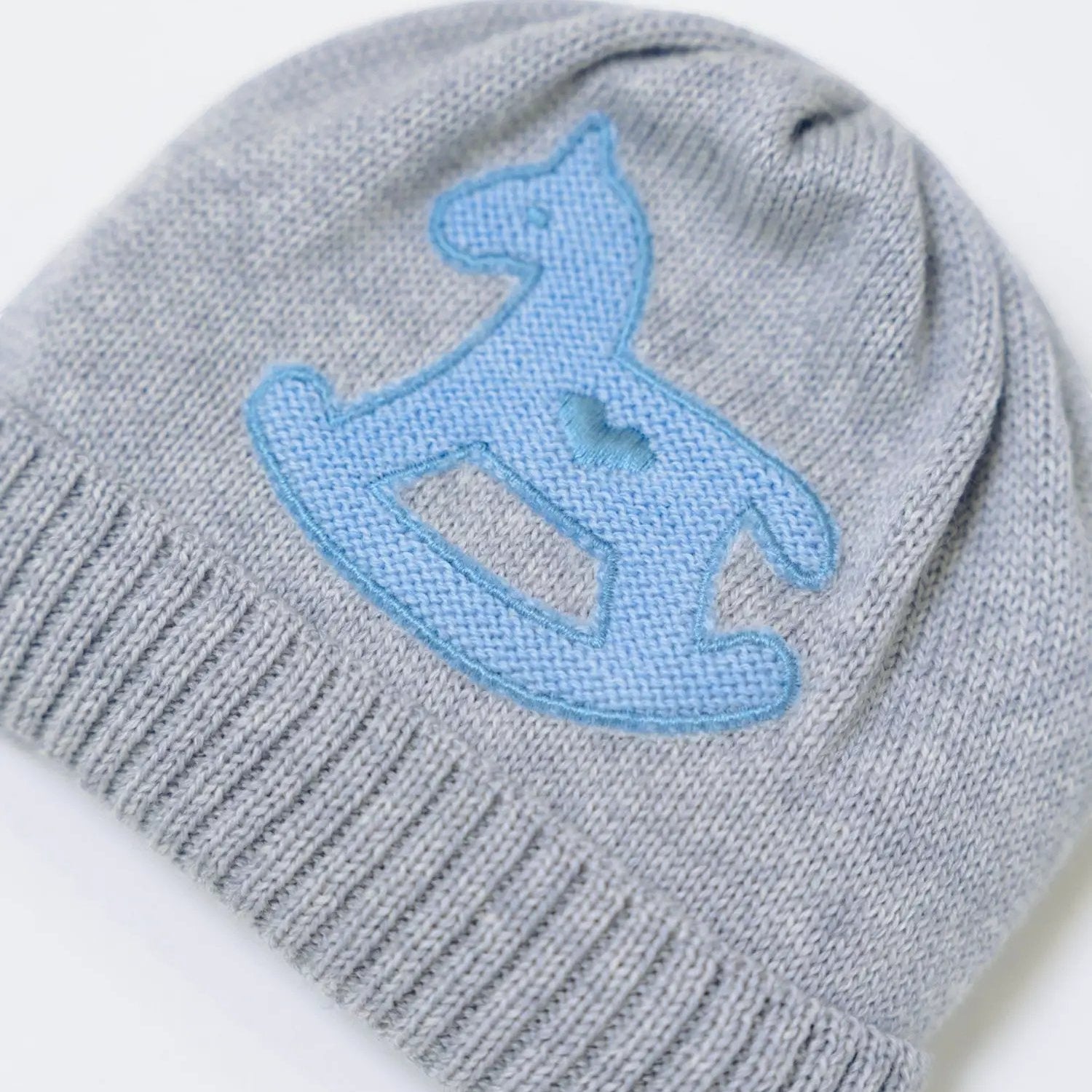 Cuffia Neonato Grigio CAVALLINO/602 by BABY LORD