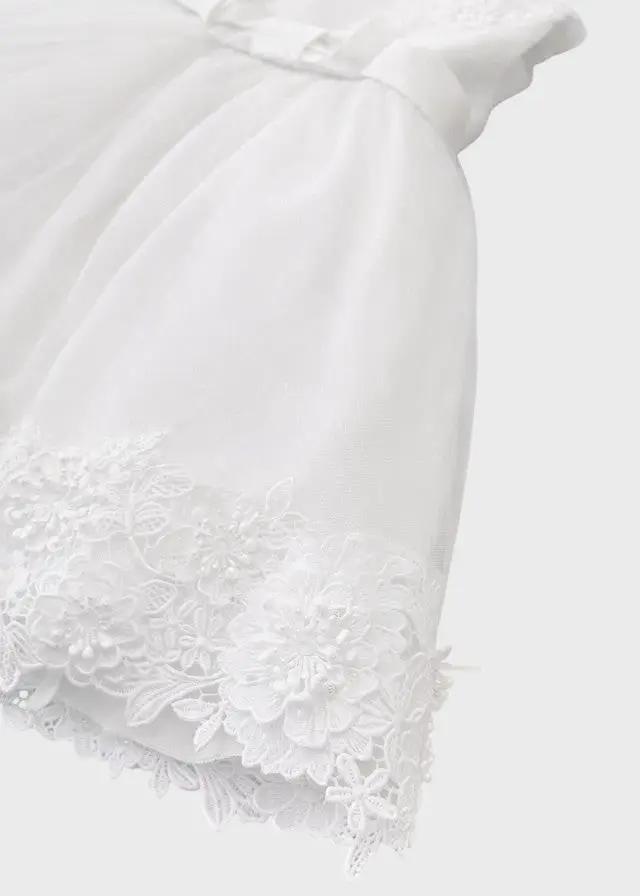 Abito Cerimonia Bimba Bianco FB083 by FLO' SARTORIA ITALIANA