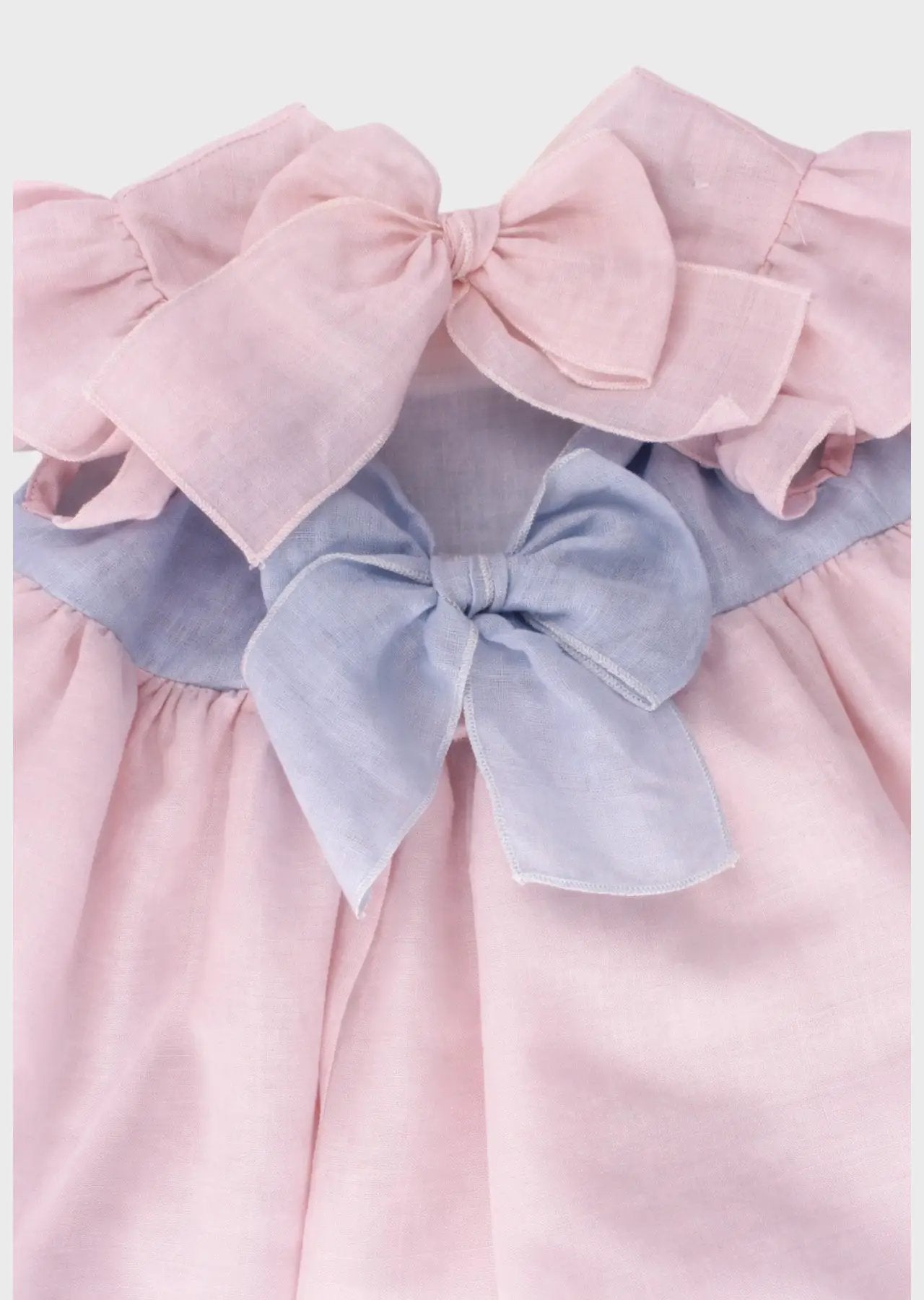 Abito Bimba Rosa L1228 by SARTORIA DEI PICCOLI
