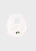 Bavetta Neonata Bianco DELIZIA/BV by PICCOLA GIUGGIOLA