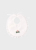 Bavetta Neonata Bianco DELIZIA/BV by PICCOLA GIUGGIOLA