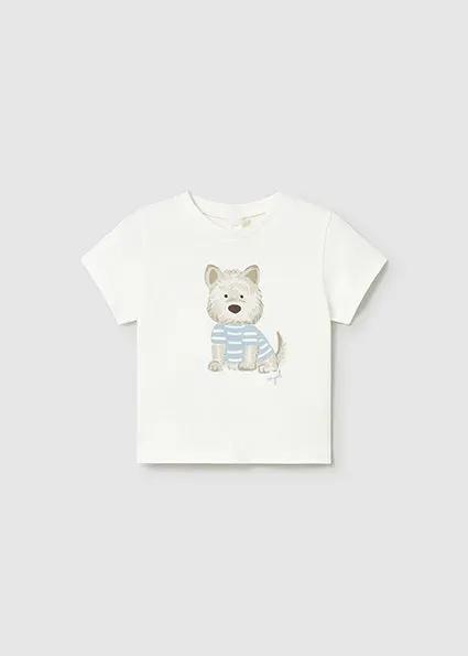 T-shirt Bimbo Bianco 1001/72 by MAYORAL