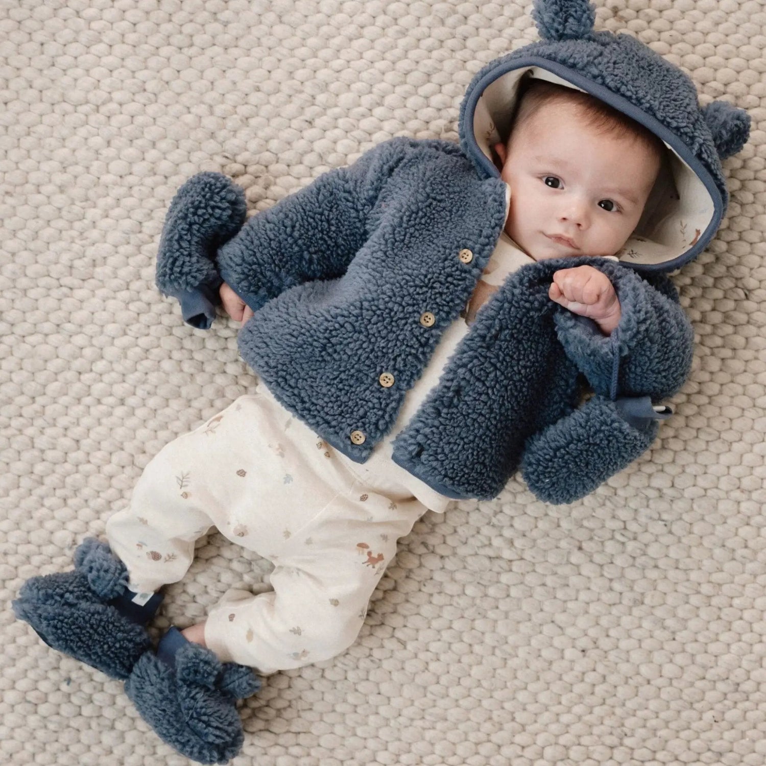 Babbucce Neonato Blu CL25099098 by LITTLE DUTCH