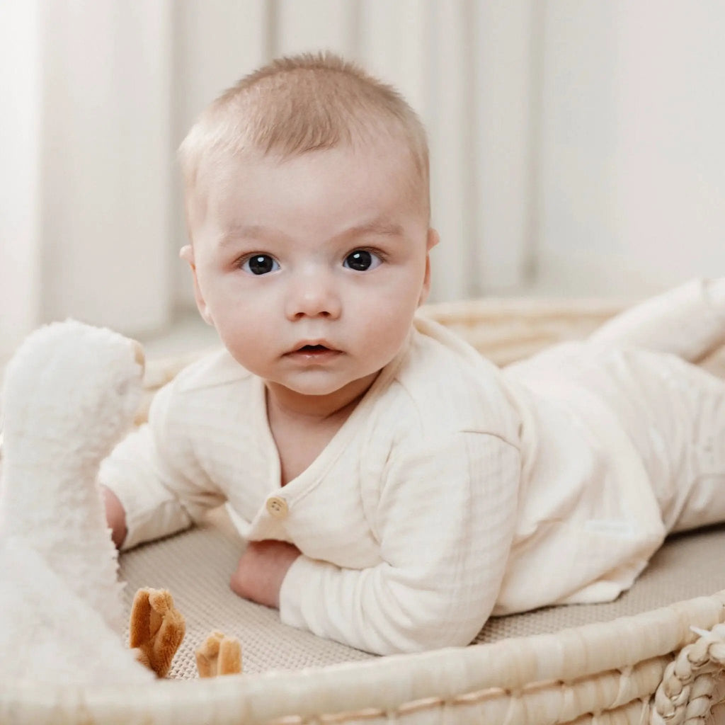 Maglia Neonato Beige CL25291019 by LITTLE DUTCH