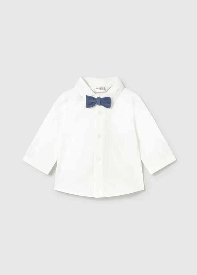 Camicia Bimbo Ecru 2196/20 by MAYORAL