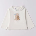 Maglia Bimba Bianco 3F749/112 by MINIBANDA