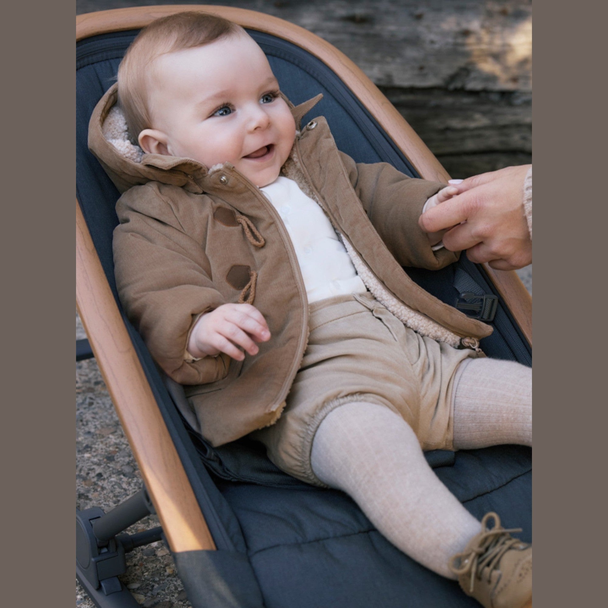 Trench Bimbo Marrone Elegante Mayoral 2411/62 - NANÙ BABY -  NANU' BABY