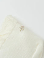 Cuffia Neonata Panna CLAUDIA/CU by PICCOLA GIUGGIOLA