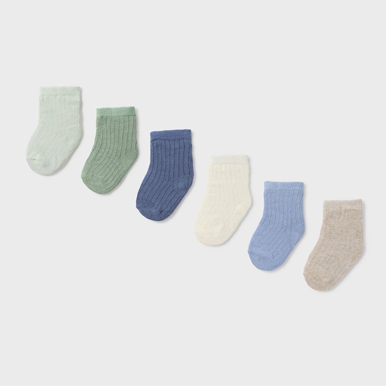 Set 6 calzini  VERDE 1C-9758/V -  NANU' BABY