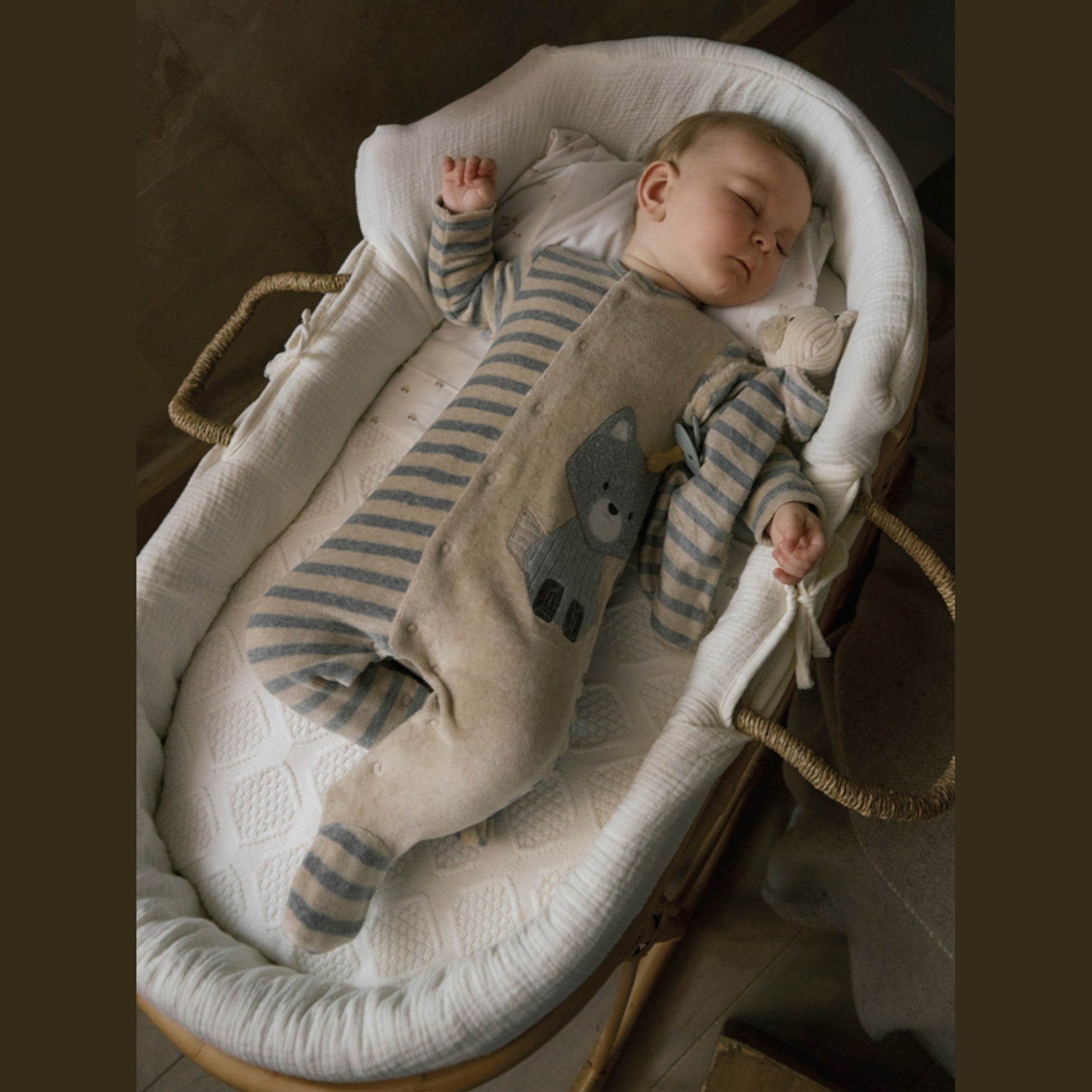 Tutina Neonato Beige 2719/53 -  NANU' BABY