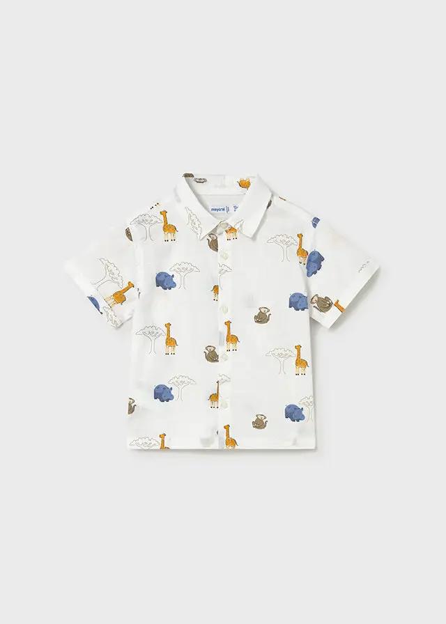 Camicia Bimbo Bianco 1114/31 by MAYORAL
