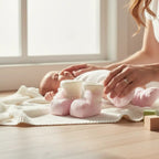 Babbucce Neonata Rosa 7778 Teddy by BIMBALO'