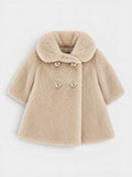 Cappotto Bimba Avorio ABRIGOS 3984S/08 by YOEDU