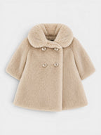 Cappotto Bimba Avorio ABRIGOS 3984S/08 by YOEDU