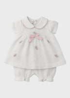 Completo nascita Neonata Bianco ROSELLINE 463 by BABY LORD