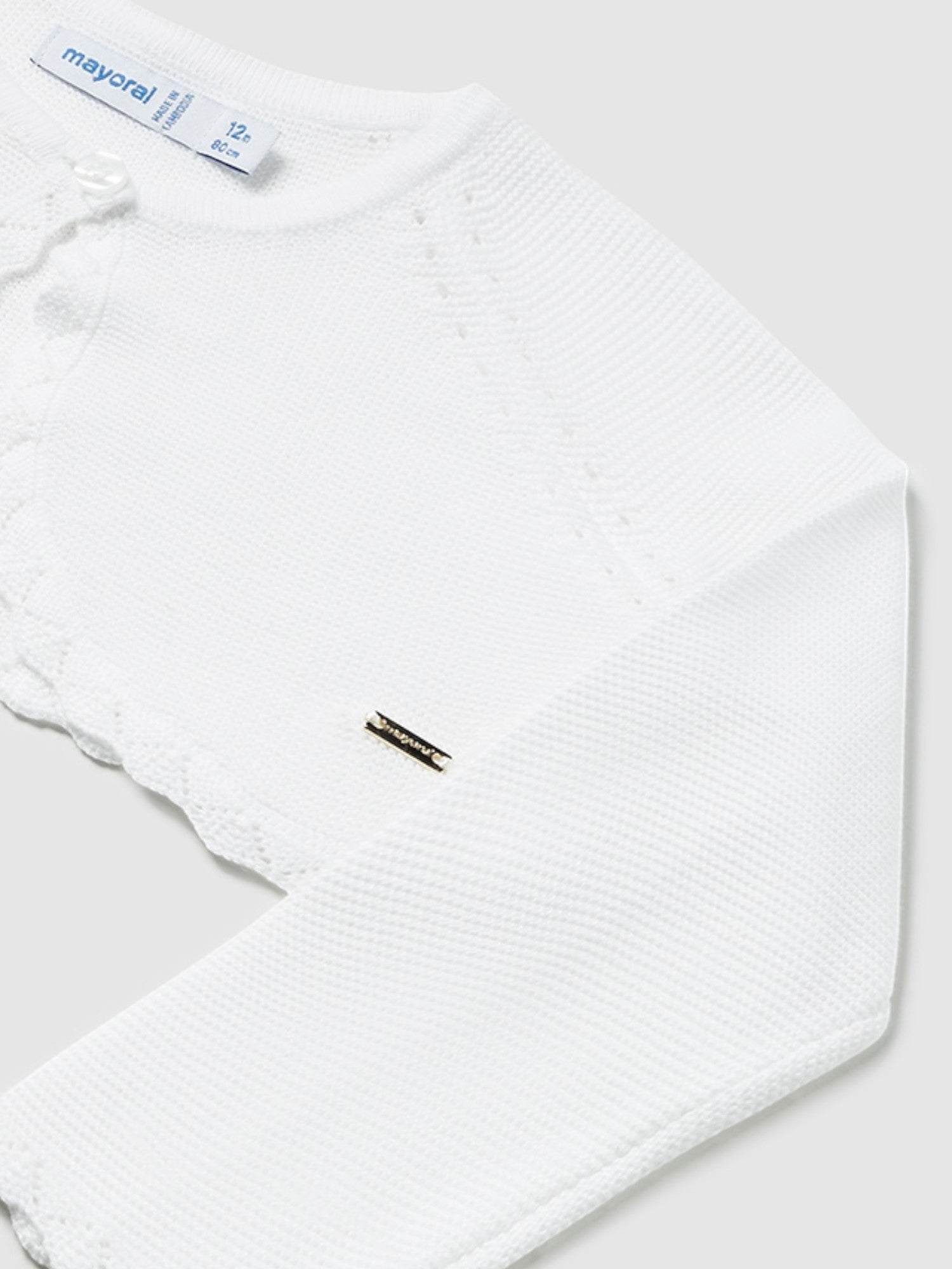 Cardigan cerimonia Bimba BIANCO 1313/085 -  NANU' BABY