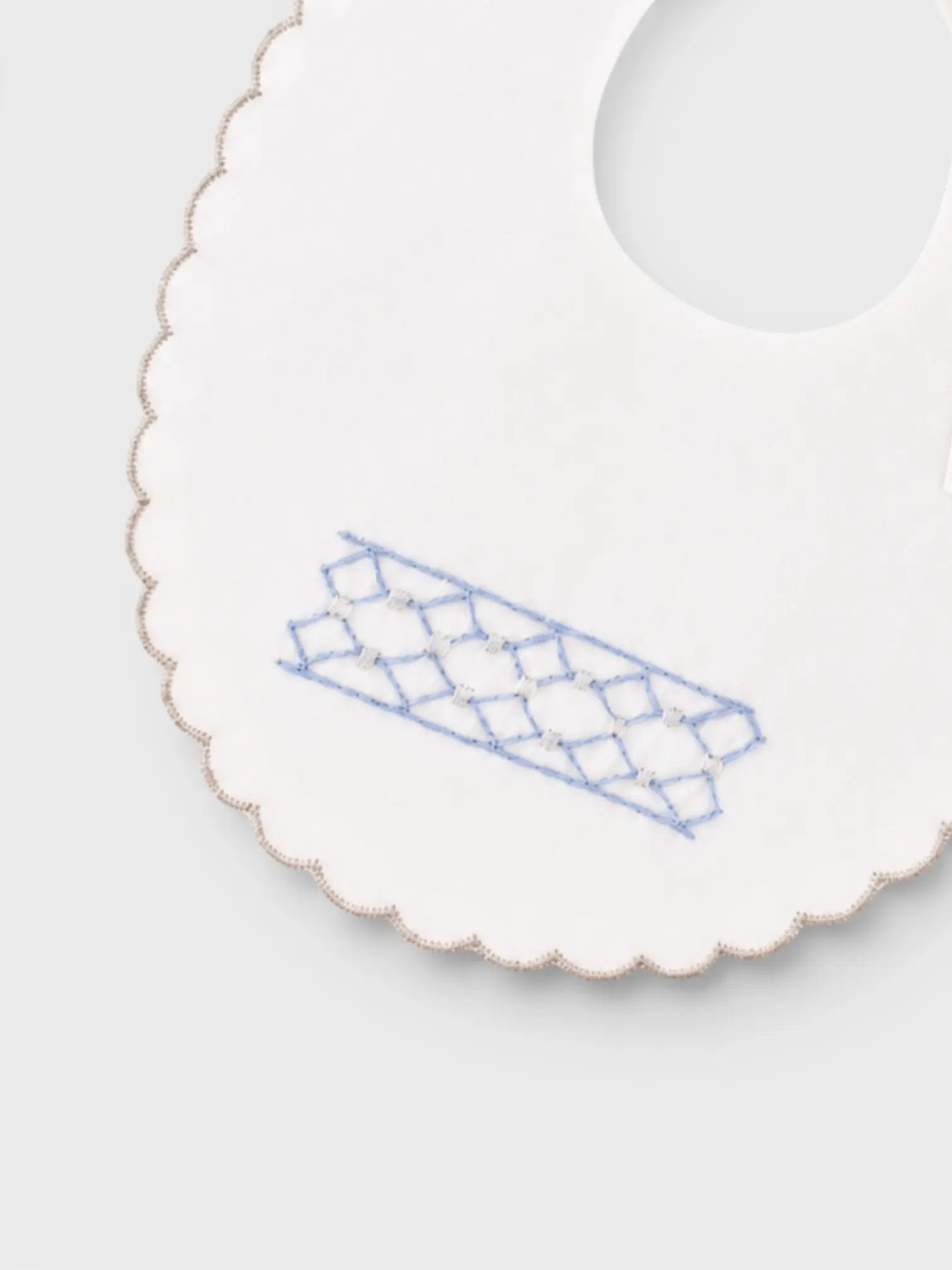 Bavetta Neonato Cielo FIGARO/BV by PICCOLA GIUGGIOLA