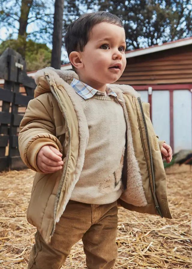 Cappotto Bimbo Beige 2424/50 by MAYORAL