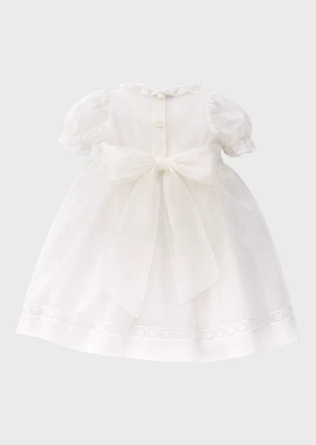 Abito Cerimonia Bimba Bianco LORETTA by PICCOLA GIUGGIOLA