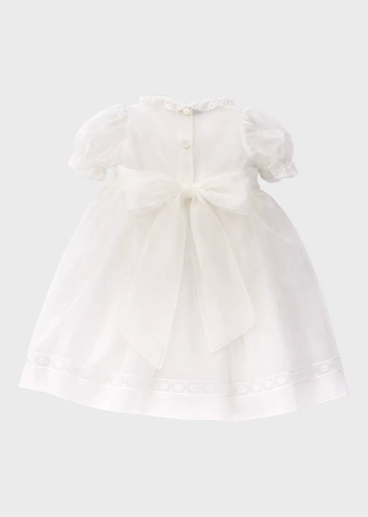 Abito Cerimonia Bimba Bianco LORETTA by PICCOLA GIUGGIOLA